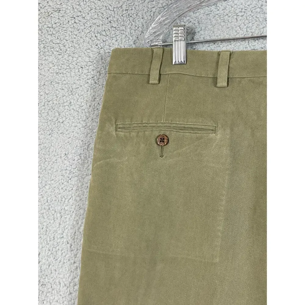 Jos A Bank Men's 38 Casual Shorts 100% Silk Pleated Golf